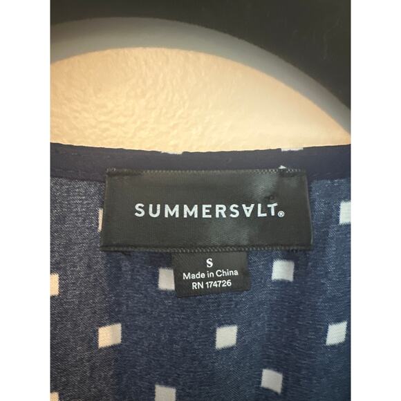 NWT SUMMERSALT The Beach Brunch Wrap Dress Size Small - Picture 4 of 6